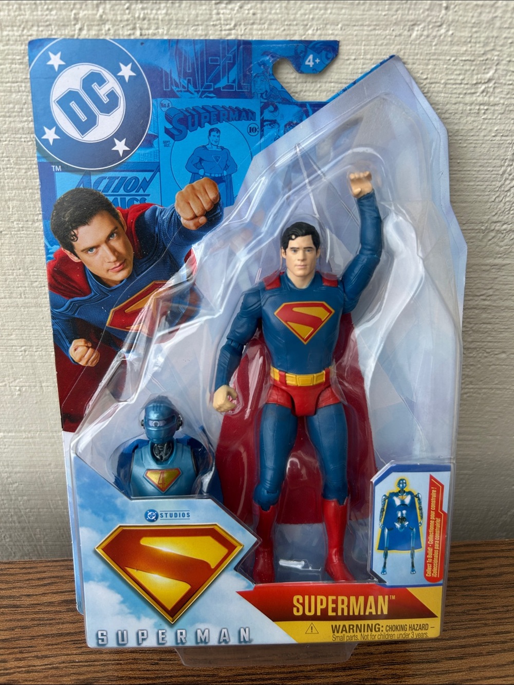 DC Superman Action Figure - Blue, Red & Yellow (NEW)
